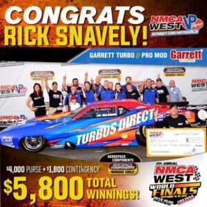 Rick Snavely gets the WIN in the Turbos Direct Pro Mod Camaro!